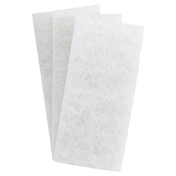 3M Utility Pad 4-5/8 In X 10" White Case Of 10