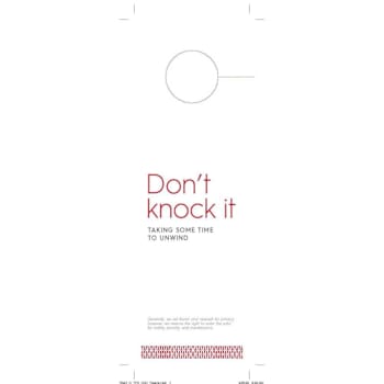 Image for Towneplace Suites Do Not Disturb Package Of 100 from HD Supply