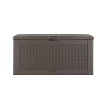 Image for Rubbermaid Extra Large Resin Outdoor Storage Deck Box 134 Gal. Dark Walnut from HD Supply