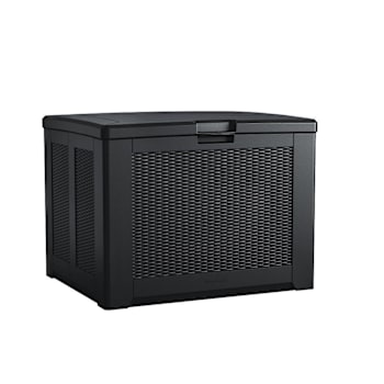 Image for Rubbermaid Medium Resin Outdoor Storage Deck Box 74 Gal. Charcoal from HD Supply