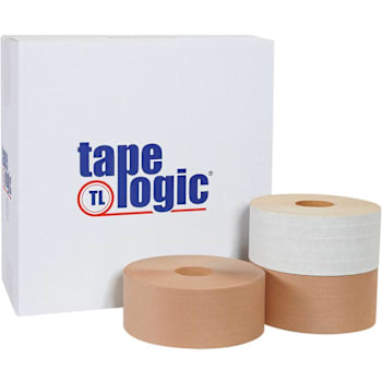Box Partners 3"X450' #7700 Reinforced Watr Activate Kraft Tape Logic?® Case Of 10