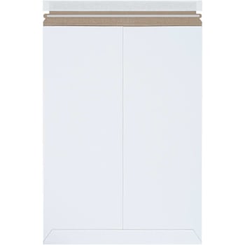 Box Partners 13x18" White Self-Seal Stayflats Plus?® Mailers Case Of 100