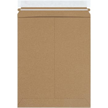 Box Partners 9 3/4x12 1/4" Kraft Self-Seal Stayflats Plus?® Mailers Case Of 100
