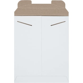 Box Partners 9 3/4x12 1/4" White Stayflats?® Mailers Case Of 100