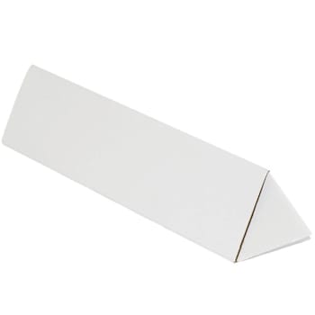 Box Partners 2x18 1/4" White Triangle Mailing Tubes Package Of 50