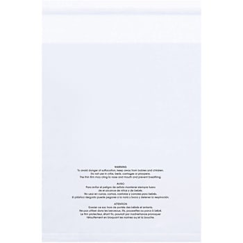 Box Partners 6x6" 1.5 Mil Resealable Suffocation Warning Poly Bags Case Of 1000