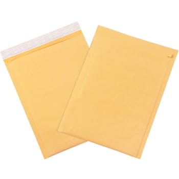 Box Partners 7 1/4x12" Kraft #1 Self-Seal Bubble Mailer W/Tear Strip Case Of 100