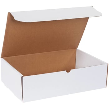 Box Partners 17 1/8x11 1/8x5" White Literature Mailers Package Of 50