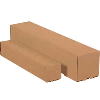 Box Partners 5x5x48" Kraft Square Mailing Tubes Package Of 25
