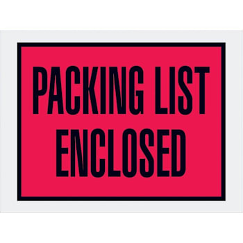 Image for Box Partners 4 1/2x6 Red Open End Packing List Enclosed Envelopes Case Of 1000 from HD Supply