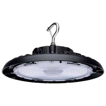 SATCO LED Ufo Highbay, 150/175/200 Watt, 3 CCT Selectable, 120-347 Volt, Black