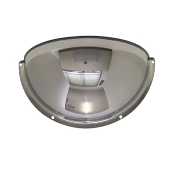 Duravision™ 20" Stainless Steel Convex Anti-Vandal Half Dome Mirror