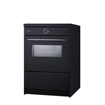 Summit Appliance 24" Wide Slide-In Style 220v Electric Range In Black