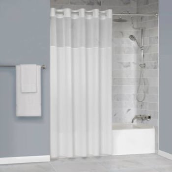 Image for Manchester Mills Protect360° Plainweave Hook Free Wht Shwr Crtn-71x77 Case Of 12 from HD Supply