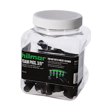 Hilmor 3/8 In. Lineset Cleaner Foam Pigs In Resealable Container,case Of 50