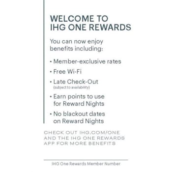 IHG Rewards Newly Enrolled Insert - Package Of 250