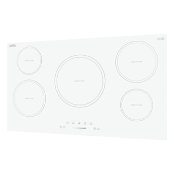 Image for Summit Appliance 9300w 208-240v 36" 5-Zone Built-In Induction Cooktop In White from HD Supply