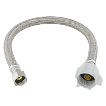 Brasscraft 1/2" Flare X7/8" Ballcock Nut X16" Braid Polymer Toilet Cn Case Of 25