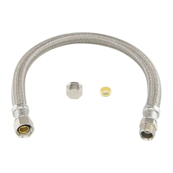 Brasscraft 3/8" Comp X3/8" O.d. Comp X16" Braided Polymer Faucet Cn Case Of 25