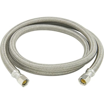 Brasscraft 3/8" Comp X3/8" Comp X60" Braid Poly Dw Cn-3/4" Hose Elbow Case Of 25