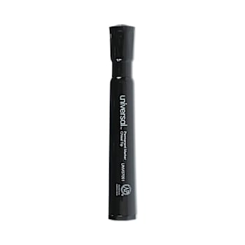 Image for Universal Chisel Tip Permanent Marker Broad Chisel Tip Black Dozen Package Of 12 from HD Supply