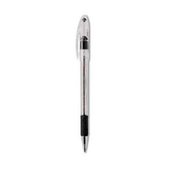 Image for Pentel R.s.v.p. Pen Stick M 1 Mm Black Ink Clear/Black Barrel Package Of 12 from HD Supply