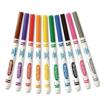 Image for Crayola Ultra-Clean Washable Markers Fine Bullet Tip Asst Colors Package Of 12 from HD Supply