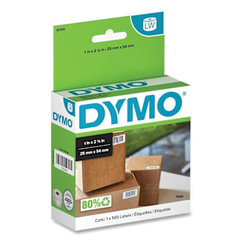 Image for DYMO Labelwriter Multipurpose Labels 1" X 2.12" White Package Of 500 from HD Supply