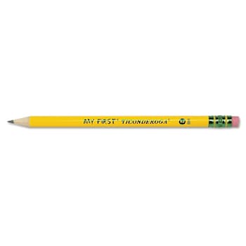 Image for Ticonderoga My First Woodcase Pencil - Eraser Hb #2 Yellow Barrel Package Of 12 from HD Supply