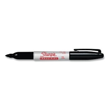 Image for Sharpie Industrial Permanent Marker Fine Bullet Tip Black Dozen Package Of 12 from HD Supply