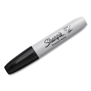 Image for Sharpie Chisel Tip Permanent Marker Medium Chisel Tip Black Dozen Package Of 12 from HD Supply