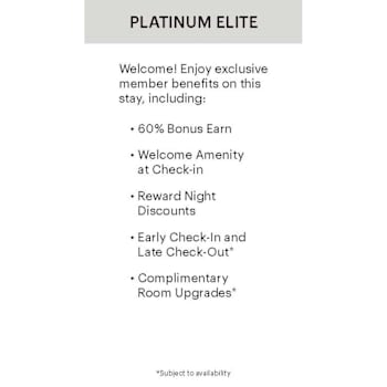 IHG Rewards Tiered Inserts - Platinum - Package Of 250