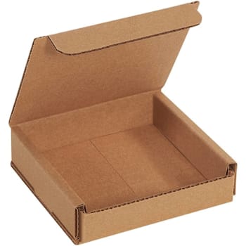 Box Partners 4 X 4 X 1" Kraft Corrugated Mailers Package Of 50