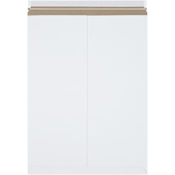 Box Partners 18 X 24" White Self-Seal Stayflats Plus Mailers Case Of 50