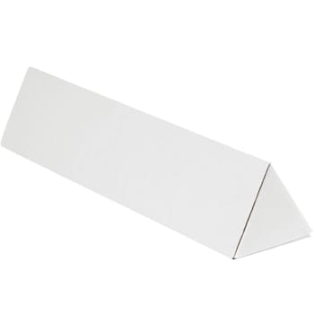 Box Partners 3 X 24 1/4" White Triangle Mailing Tubes Package Of 50