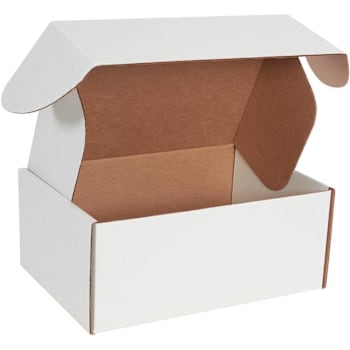 Box Partners 14 X 10 X 6" White Deluxe Literature Mailers Package Of 50