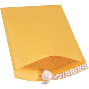 Box Partners 9 1/2 X 14 1/2" Kraft #4 Self-Seal Bubble Mailers Case Of 25