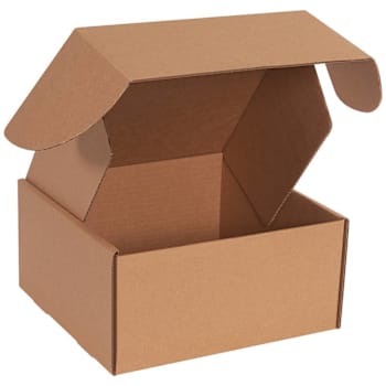 Box Partners 10 X 10 X 5" Kraft Deluxe Literature Mailer Package Of 50