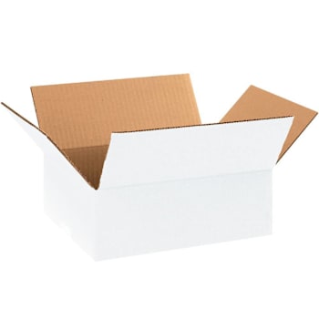 Image for Box Partners 11 1/4 X 8 3/4 X 4" White Corrugated Boxes Package Of 25 from HD Supply