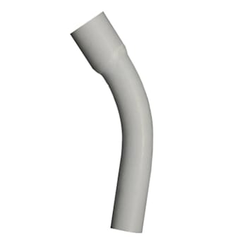 Image for Cantex Schedule 40 Standard Radius Elbow, Bell End, 1/2" X 45 Degree from HD Supply