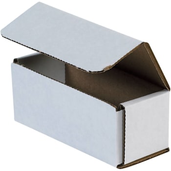 Box Partners 5 X 2 X 2" White Corrugated Mailers Package Of 50