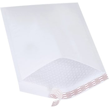 Box Partners 10 1/2 X 16" White #5 Self-Seal Bubble Mailers Case Of 25