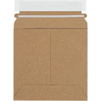 Box Partners 6 X 6" Kraft Self-Seal Stayflats Plus Mailers Case Of 200