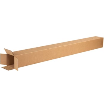 Box Partners 4 X 4 X 46" Tall Corrugated Boxes Package Of 25