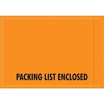 Box Partners 4 1/2 X 6" - "Packing List Enclosed" Envelopes Case Of 1000