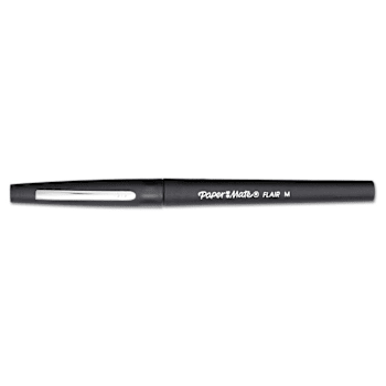 Image for Paper Mate Guard Flair Felt Tip Porous Pen 0.7 Mm Black Ink/Brl Package Of 12 from HD Supply