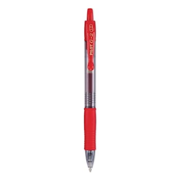 Image for Pilot G2 Premium Gel Pen Bold 1 Mm Red Ink Smoke/Red Brl Package Of 12 from HD Supply