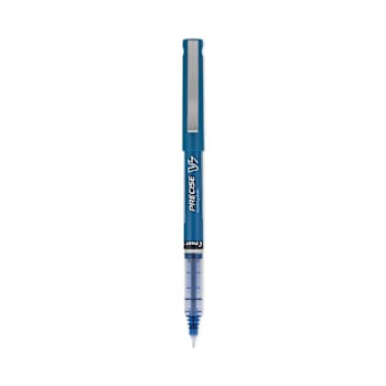 Image for Pilot Precise V7 Rollerball Pen Fine .7 Mm Blue Ink Blue/Clear Brl Package Of 12 from HD Supply