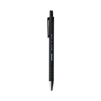 Image for Universal Ballpoint Pen Fine 0.7 Mm Black Ink Black Brl Package Of 12 from HD Supply