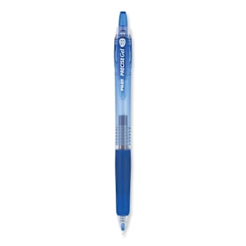 Image for Pilot Precise Gel Begren Pen Fine 0.7 Mm Blue Ink Translucent Blue Package Of 12 from HD Supply
